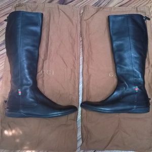 Women's Gucci Flat Black Boots
